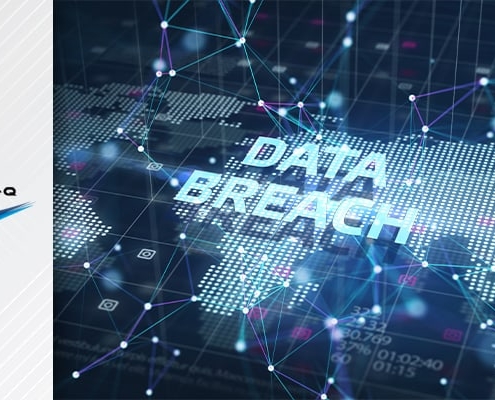 FutureTranz logo next to graphic of world and the term "data breach"