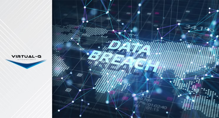 FutureTranz logo next to graphic of world and the term "data breach"
